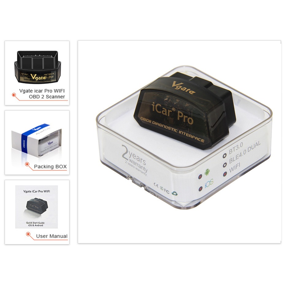 Vgate iCar Pro Bluetooth 4.0 OBD-II Adapter - Image 5