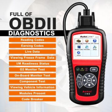 Autel AutoLink AL519 OBD-II Diagnostic Code Reader